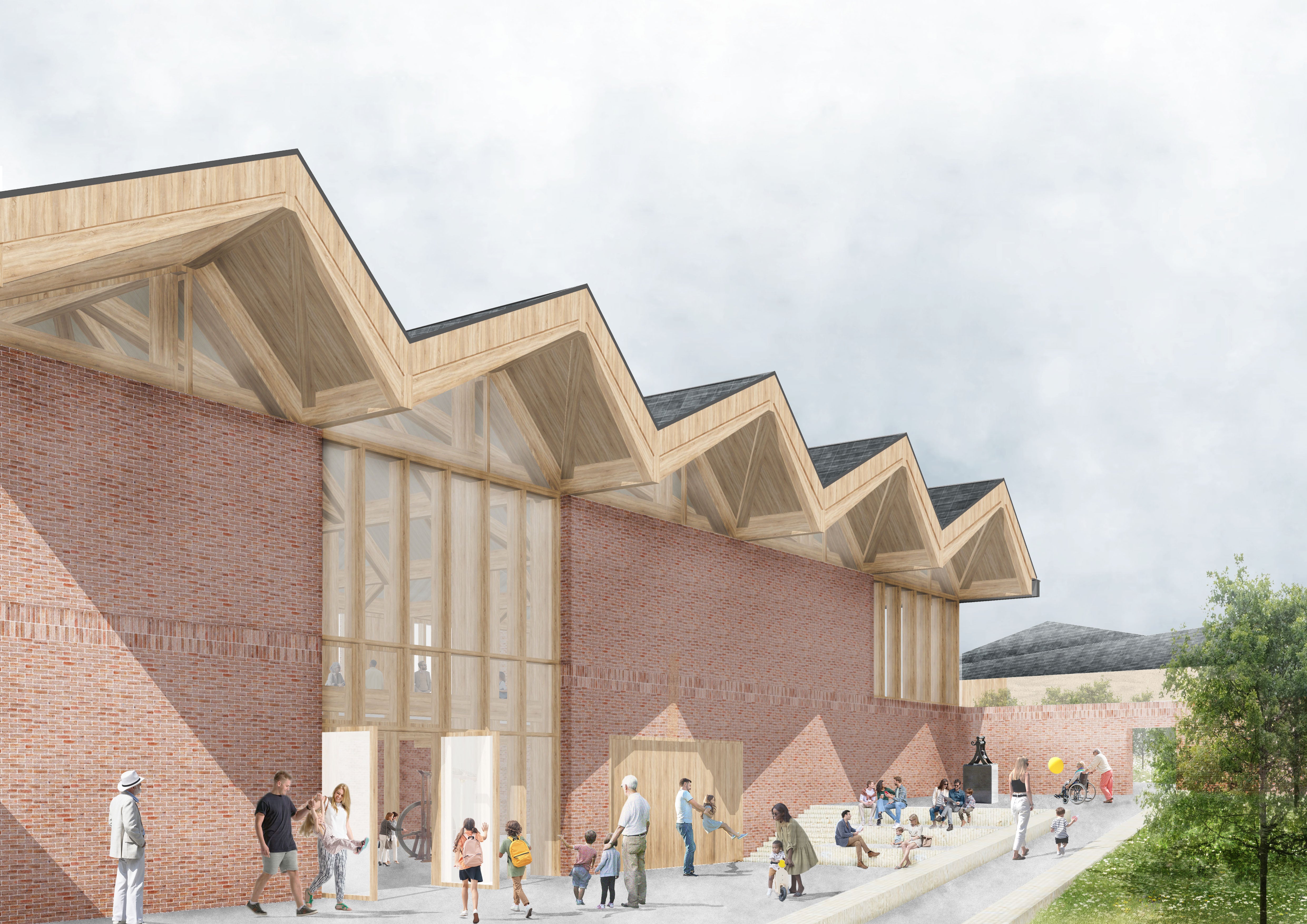 Artist rendering of the Industry Zone gallery