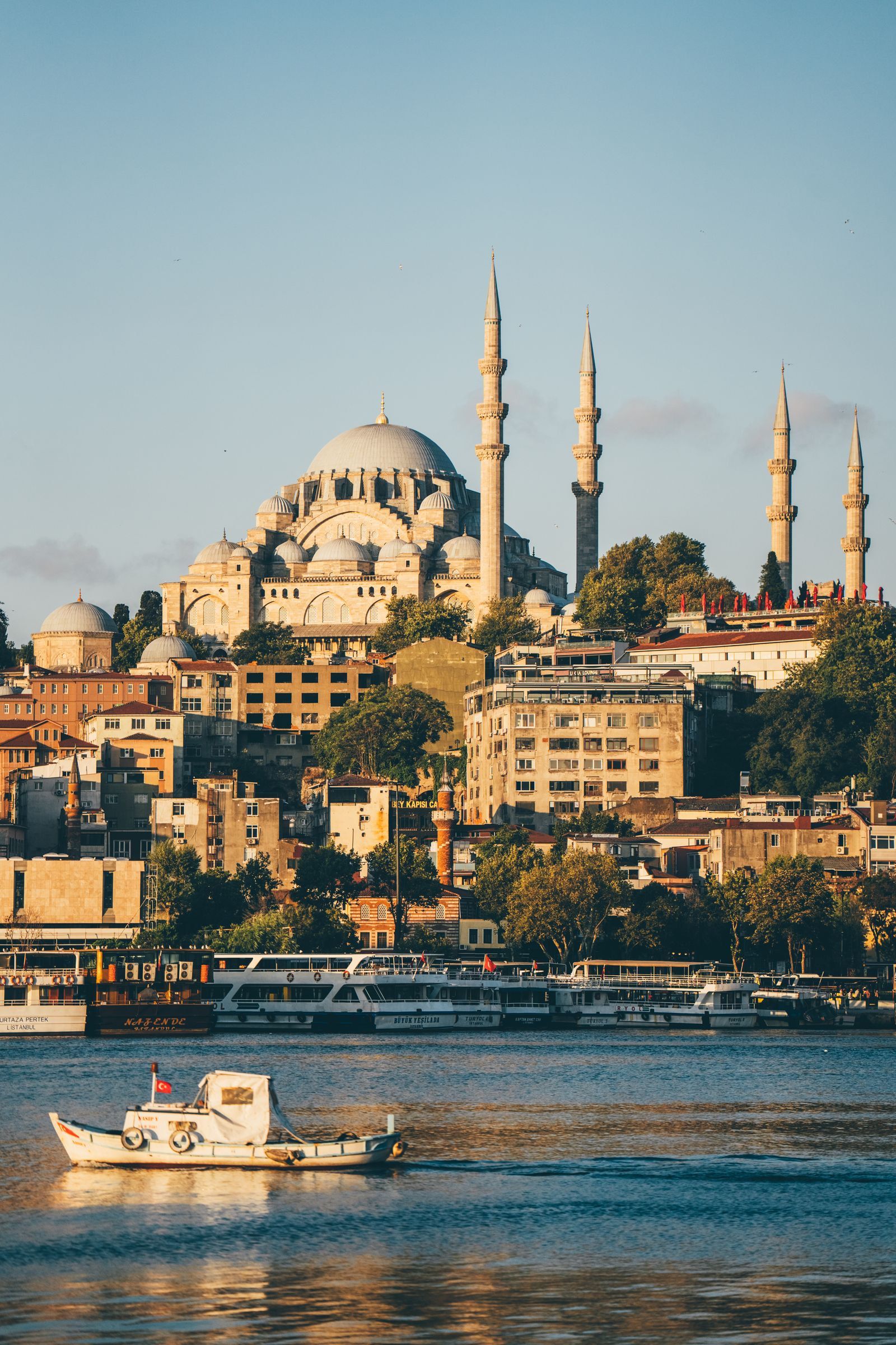 Image may contain Boat Transportation Vehicle Architecture Building Cityscape Urban Landmark and Hagia Sofia