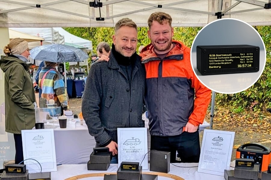 How two local lads built a desktop departure board that’s helping people travel with less stress