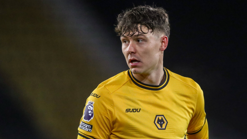 Jorgen Strand Larsen Wolves looking focused