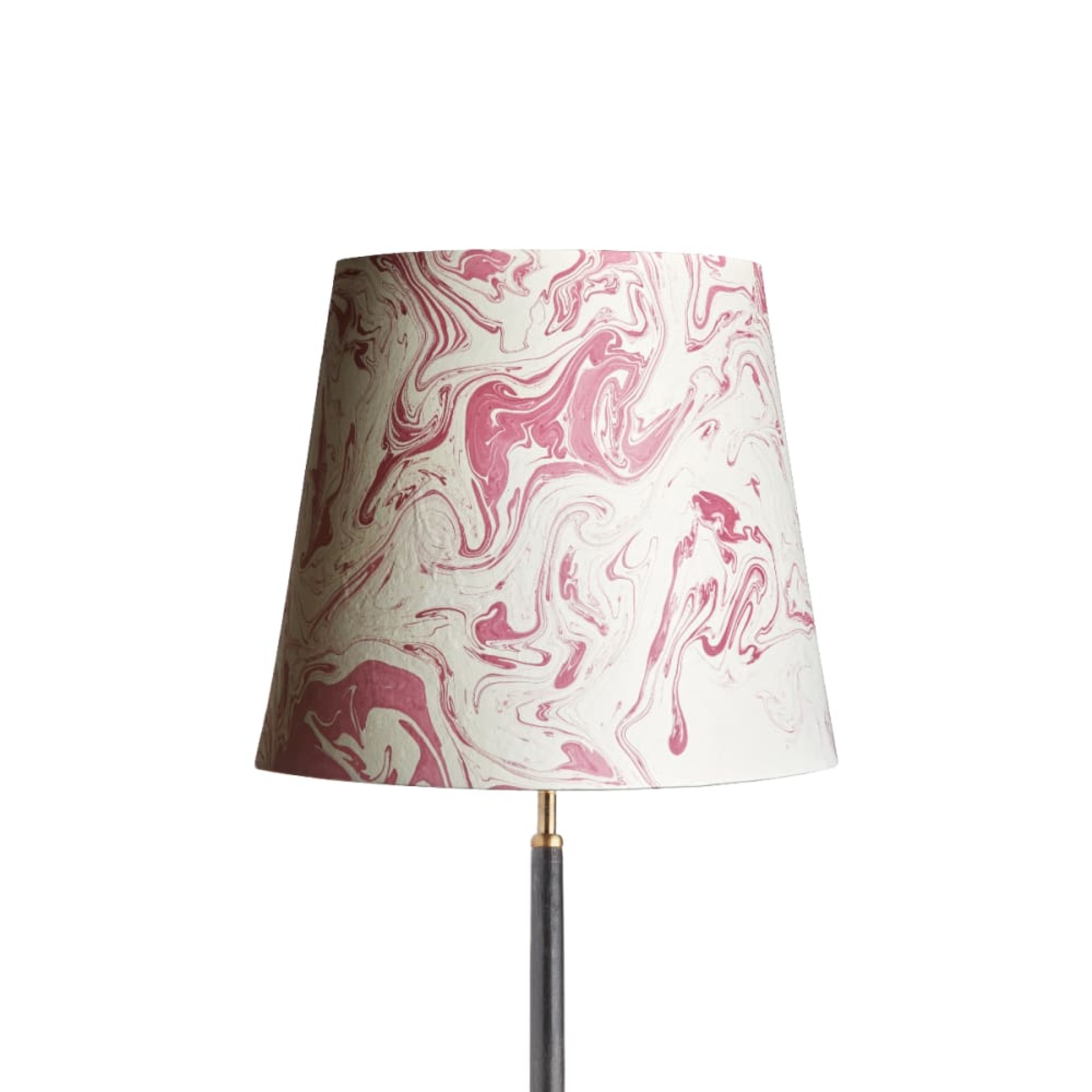 Pooky 35cm tall tapered hand made marbled paper shade
