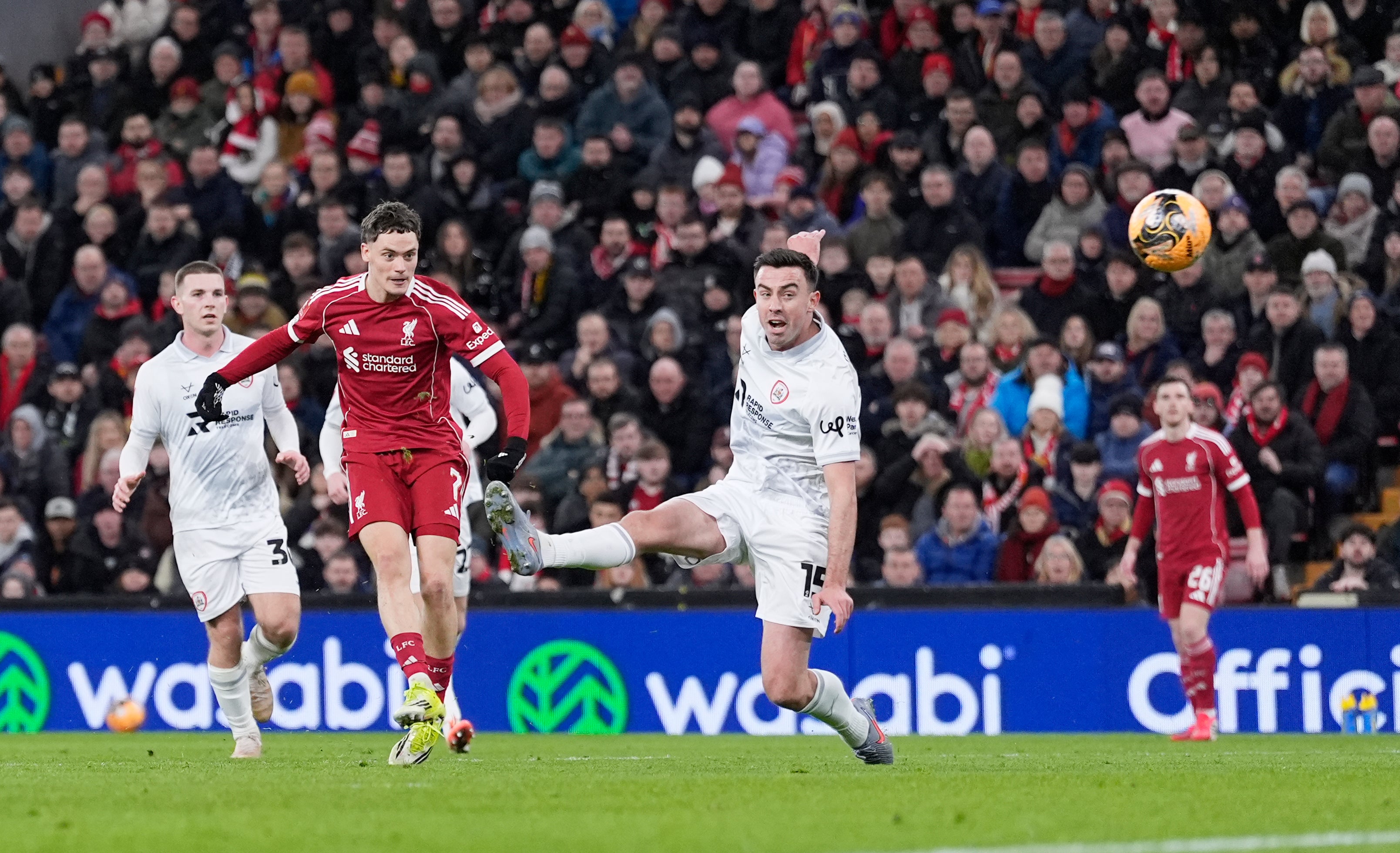 Florian Wirtz and Hugo Ekitike came off the bench to score Liverpool’s third and fourth goals