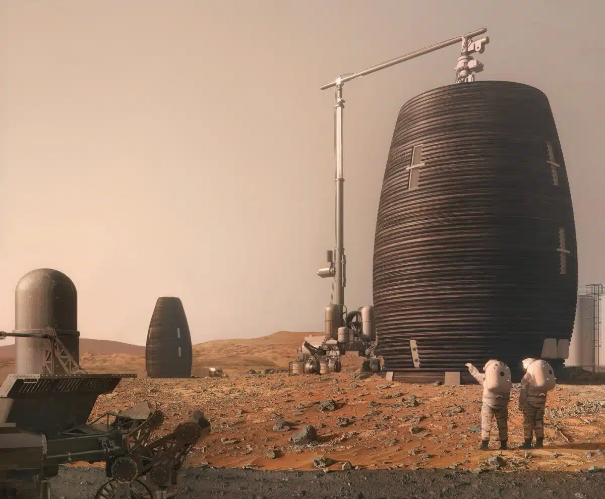 Mars Habitat Concept Using Local Materials