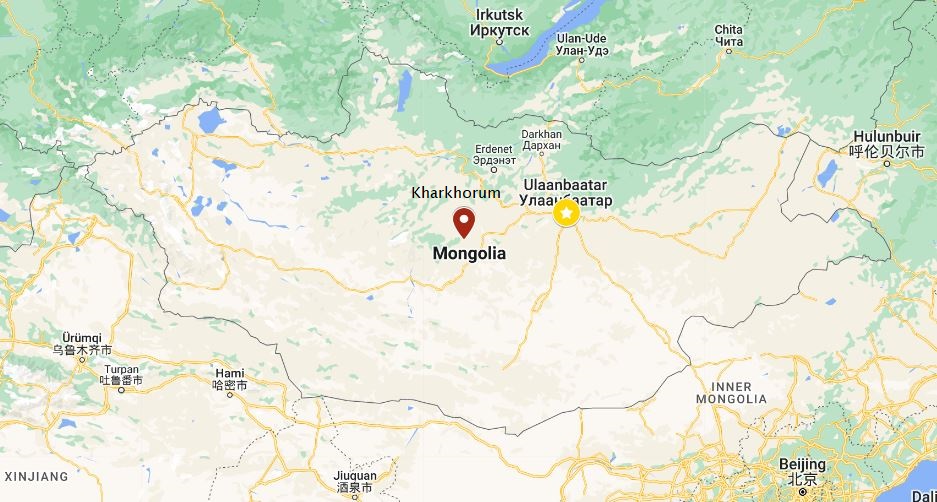 Mongolia Map