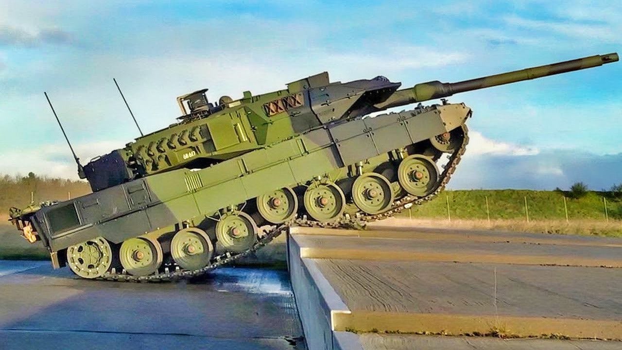 NATO Leopard 2 Tank.