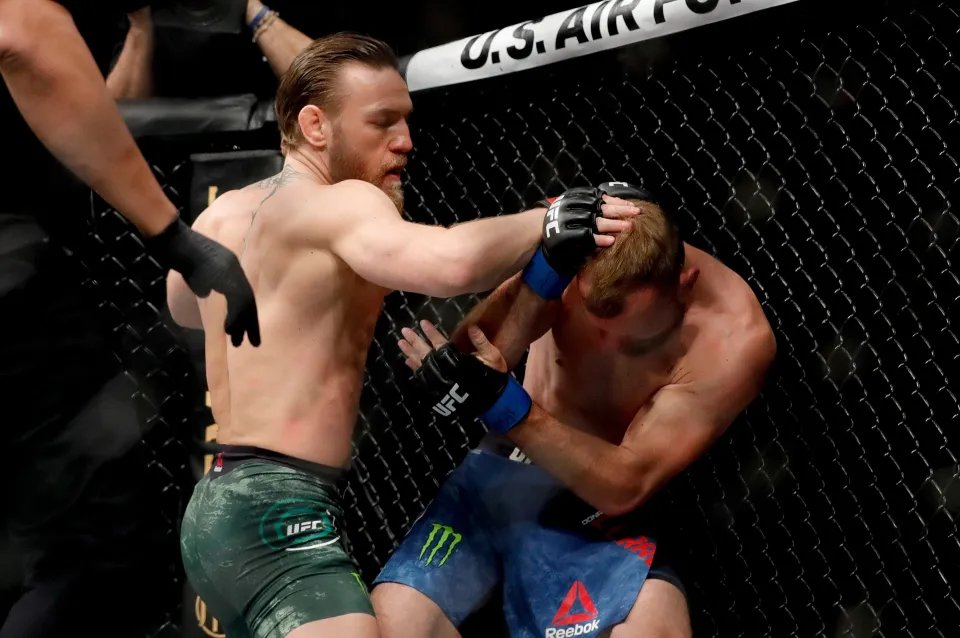 Conor McGregor fighting Donald Cerrone in January 2020