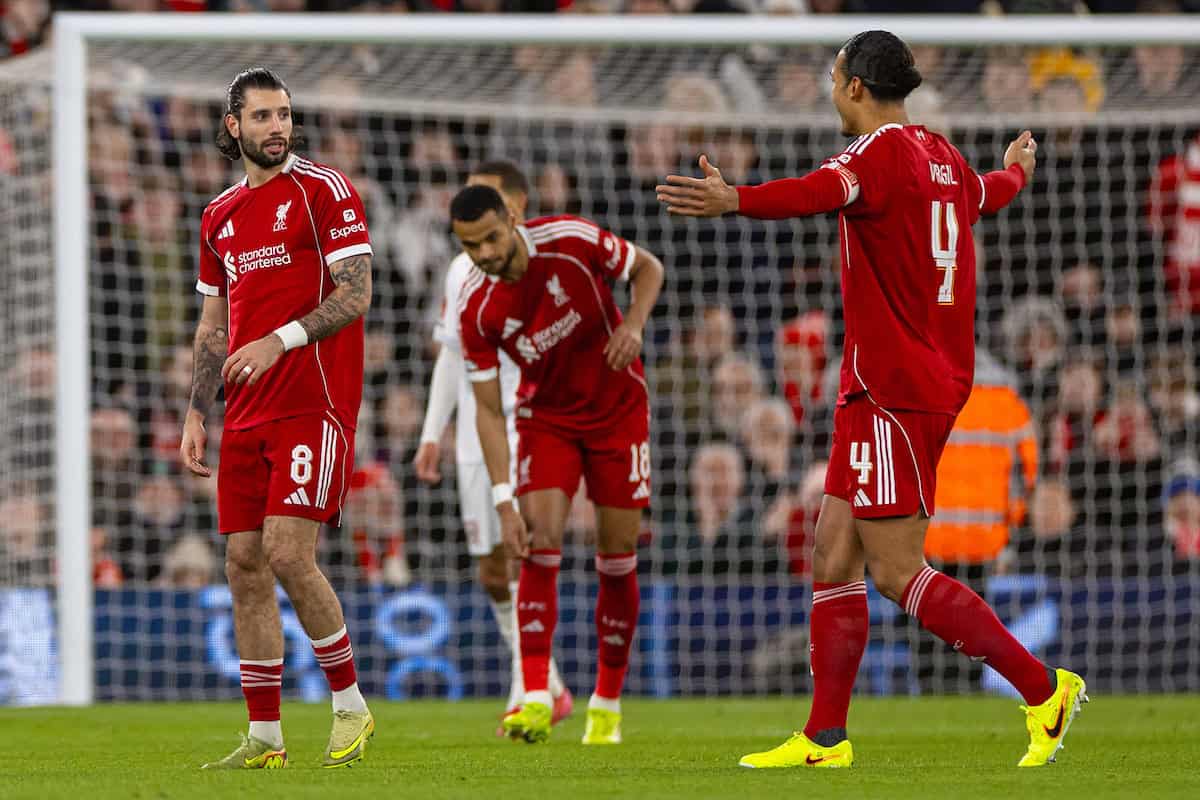 LIVERPOOL, ENGLAND - Monday, January 12, 2026: Liverpool