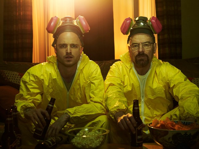 Television programme: Breaking Bad - Jesse Pinkman (Aaron Paul) and Walter White (Bryan Cranston) - - Gallery - Photo Credit: Frank Ockenfels/AMC
