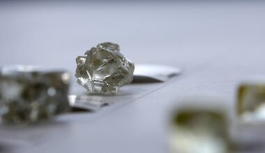 Botswana's diamond stockpile swells as gem price slump persists