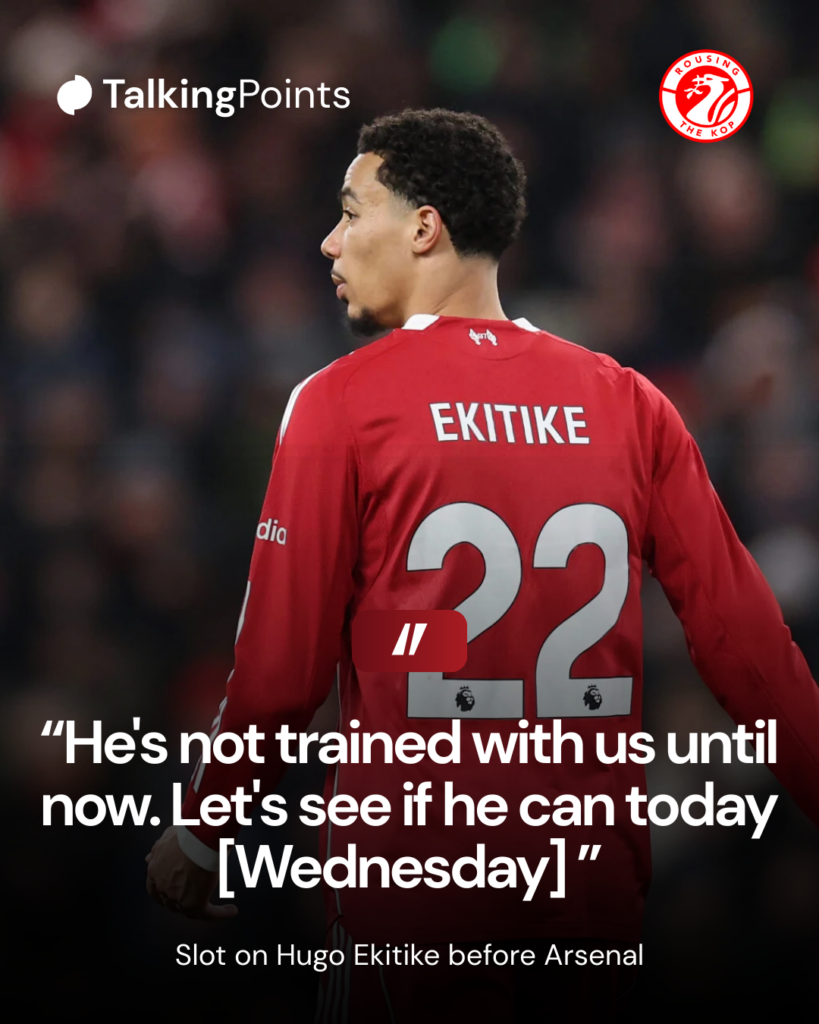 Hugo Ekitike during Liverpool v Leeds United - Premier League