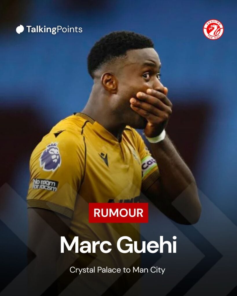 Marc Guehi is now being targeted by Man City in January