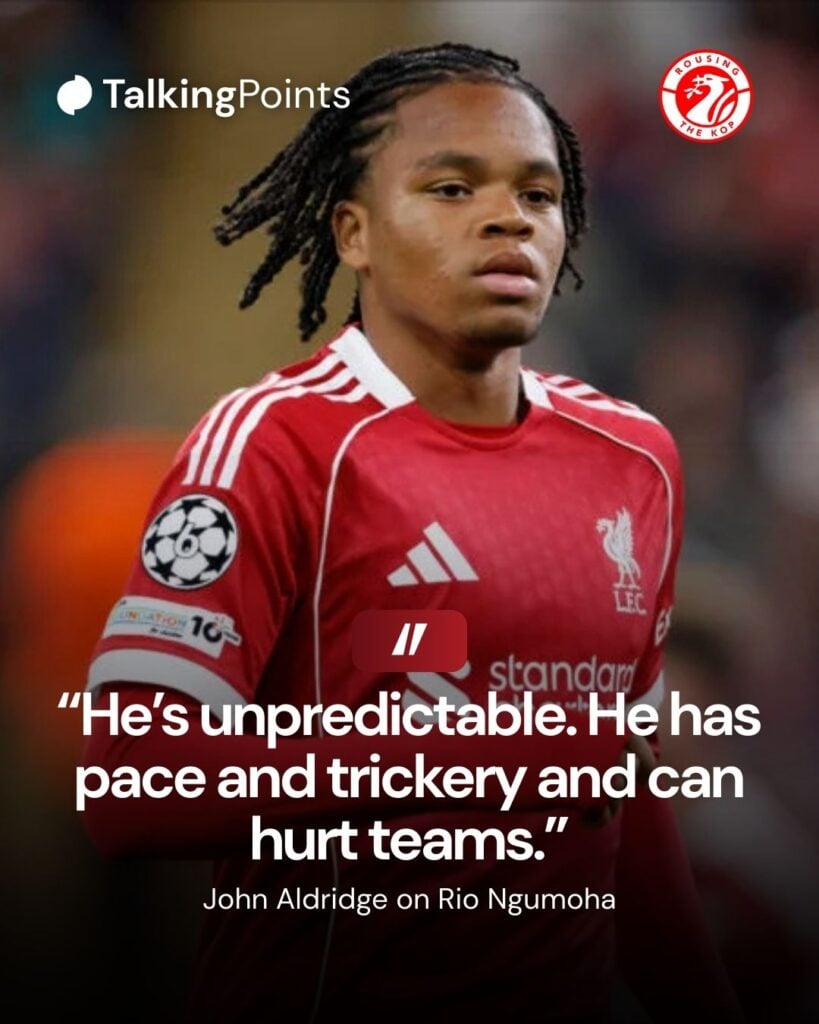 John Aldridge on Rio Ngumoha