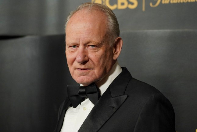 Stellan Skarsgard arrives at the Golden Globes Golden Eve on Tuesday, Jan. 6, 2026, at The Beverly Hilton Hotel, in Beverly Hills, Calif. (Photo by Jordan Strauss/Invision/AP)