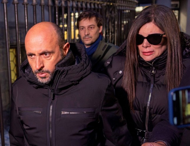 Jacques and Jessica Moretti, the couple who ran the Swiss bar in the ski resort of Crans-Montana which burst into flames during a New Year's Eve party, arrive for questioning at the Public Ministry of the Canton of Valais in Sion in southwestern Switzerland, January 9, 2026. REUTERS/Umit Bektas