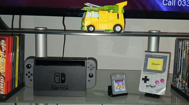 Photo of a Lego Game Boy and Nintendo Switch
