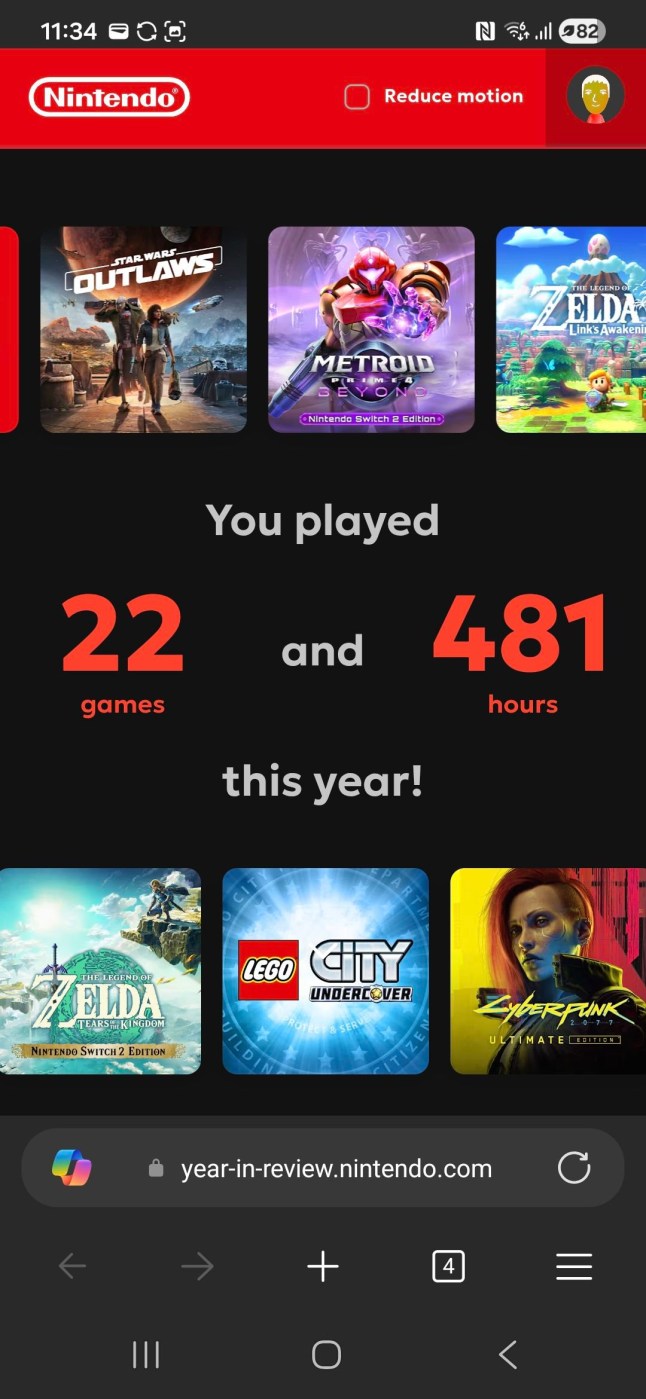 woz _007's Nintendo's end of year report