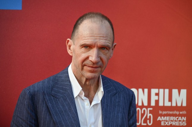 LONDON, UNITED KINGDOM - OCTOBER 12: Ralph Fiennes attends the UK premiere of 'The Choral' during the 69th BFI London Film Festival at the Royal Festival Hall in London, United Kingdom on October 12, 2025. (Photo by Rasid Necati Aslim/Anadolu via Getty Images)