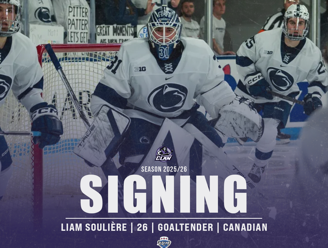Clan Sign Canadian Goaltender Liam Soulière