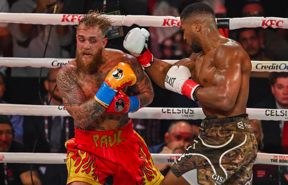 Anthony Joshua destroyed Jake Paul when he connected