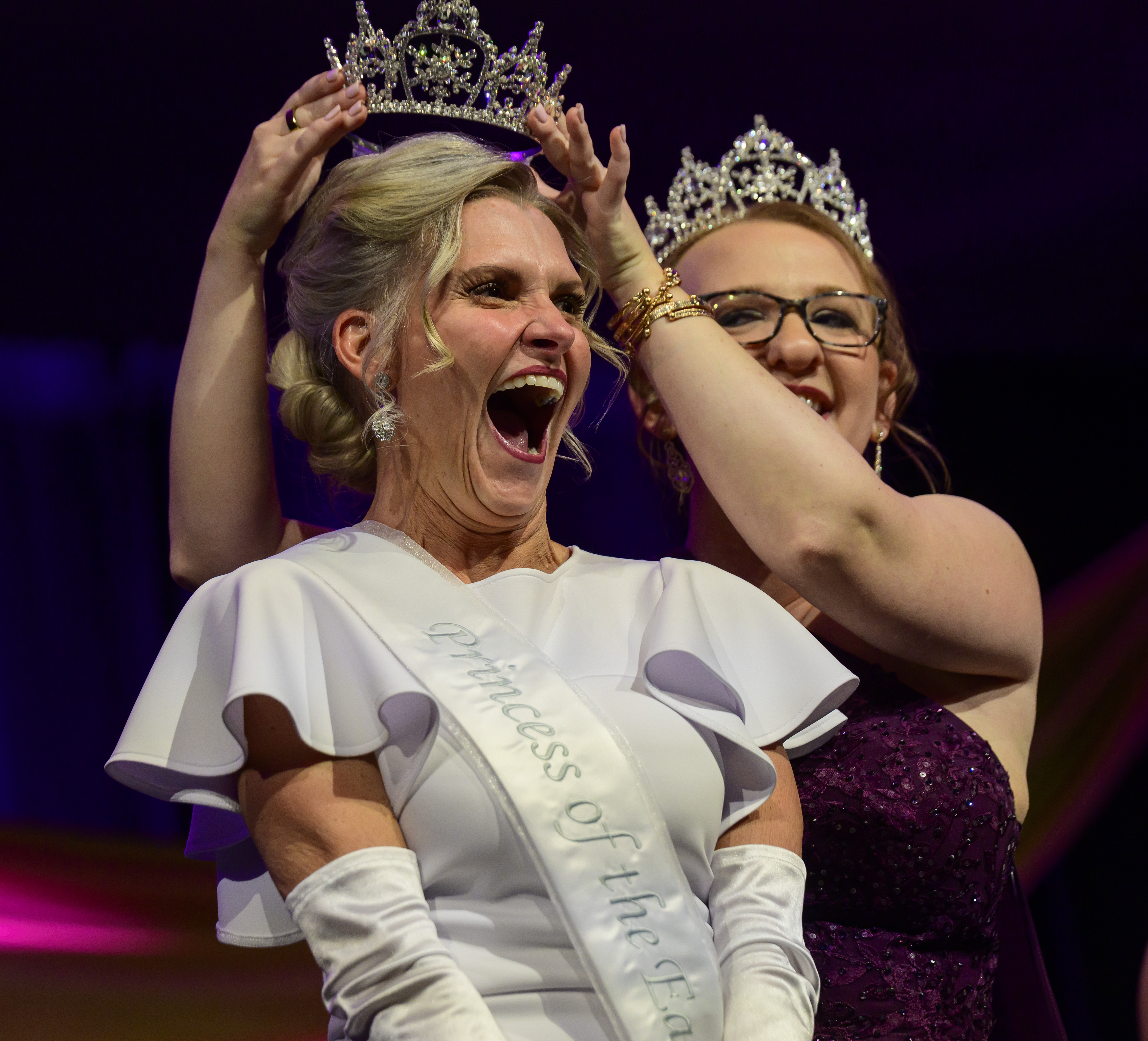 Natalka MacDonald is crowned East Wind Princess Princess during the...