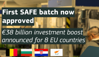 Commission approves first wave of defence funding for eight Member States under SAFE