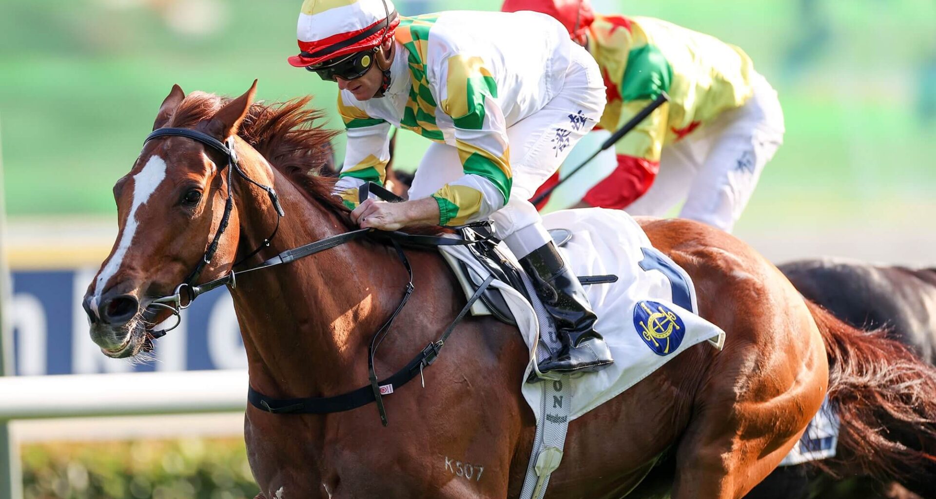 Zac Purton winning aboard Sagacious Life at Sha Tin