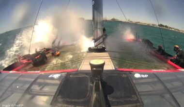 Spain’s Los Gallos SailGP Team crash out of practice racing – Sailweb
