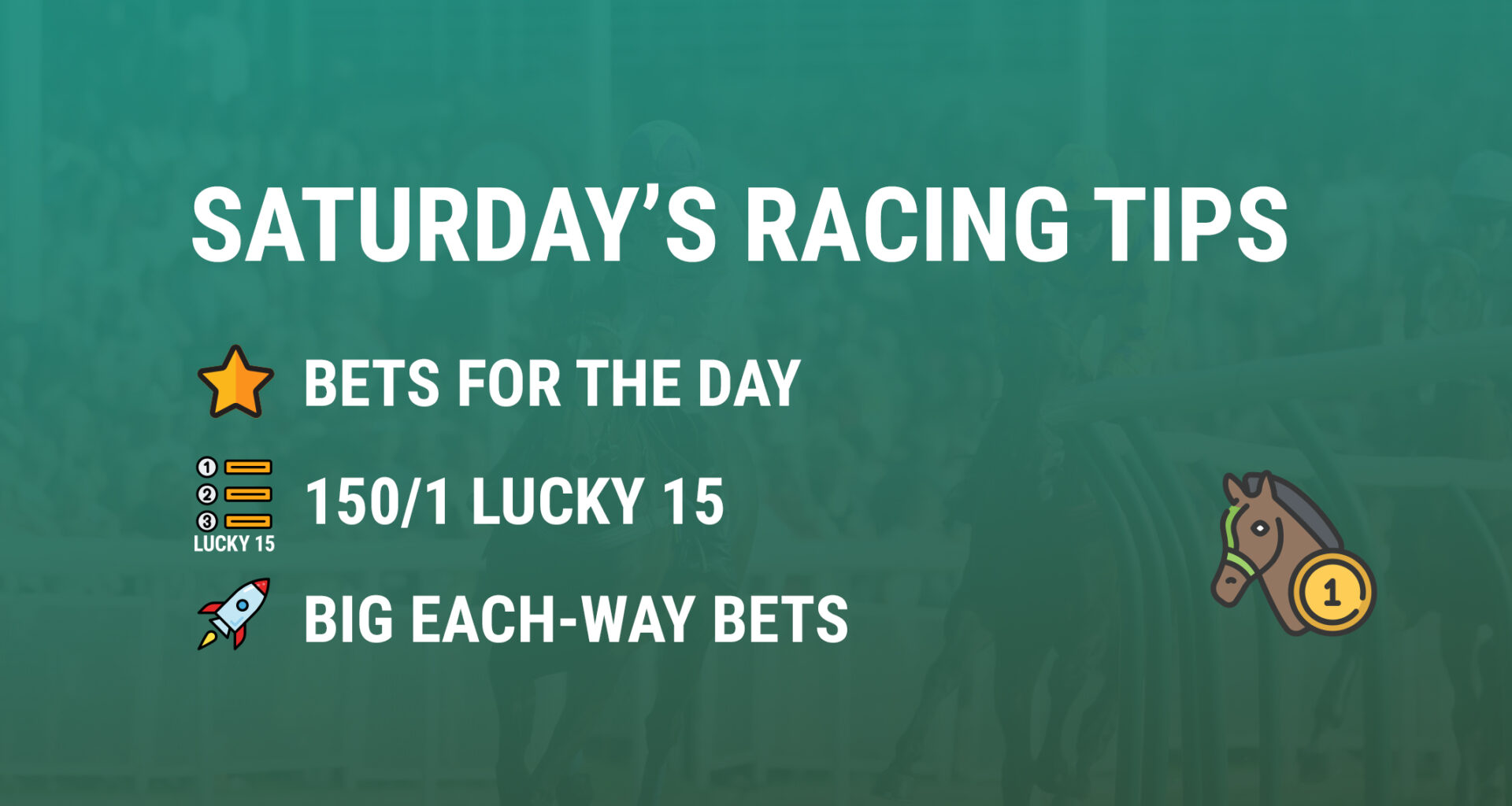 Saturday's Horse Racing Tips | GetYourTipsOut