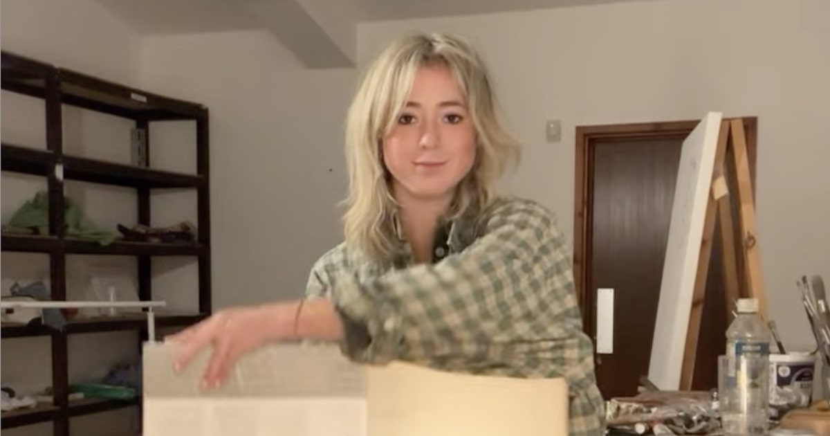 Teenage art prodigy Makenzy Beard reveals latest stunning artwork