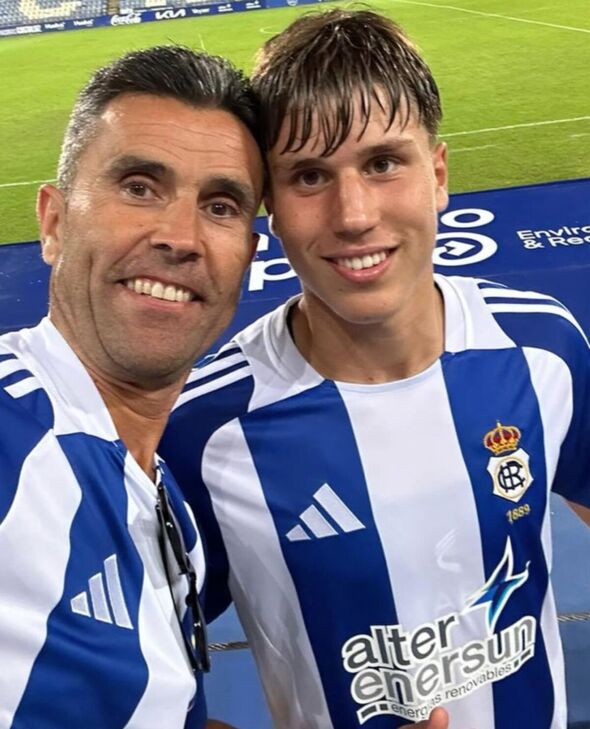 Davinchi and his father David Davinchi and his father David