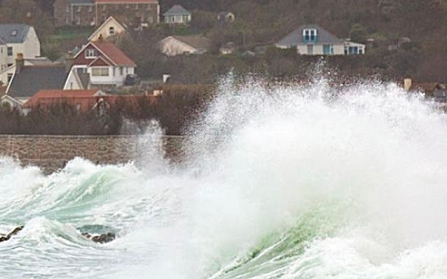 Storm warning: Heavy weather in Guernsey