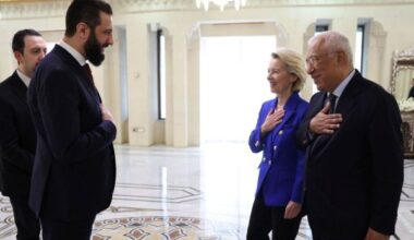 EU leaders in Syria for the first time after years of civil war