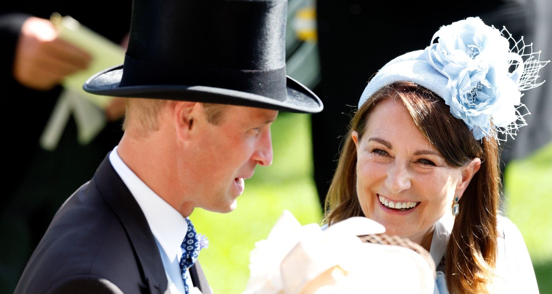 Carole Middleton and Prince William at Royal Ascot 2024