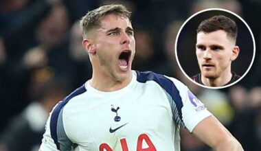 Reds to hold 'priority talks' for Micky van de Ven as Andy Robertson closes on Tottenham switch