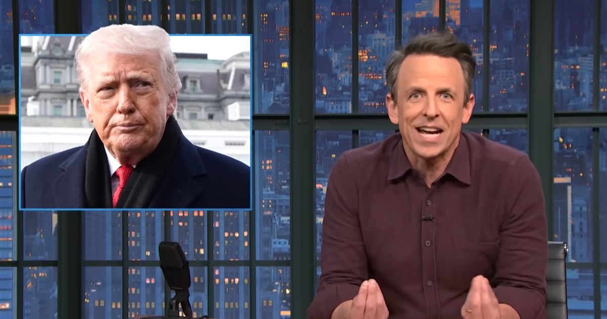 Trump’s ‘Desperate’ Obsession Absolutely Baffles Seth Meyers