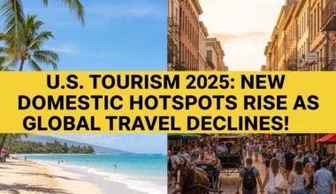 Us tourism now leaves in dust as mexico, canada, germany, uk, china are punishing american tourism economy due to strict travel policies, losing its crown as the top destination for vacation, but north and south carolina, tennessee, hawaii turbocharge domestic trips