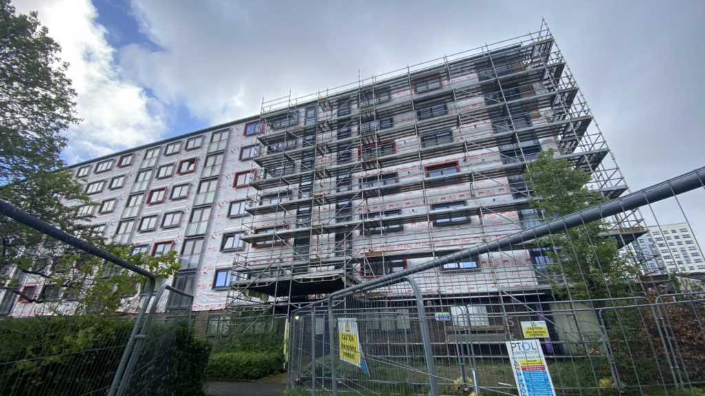 Evacuated residents begin to return home after leak inside apartment block