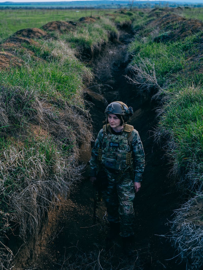 Lieut Yulia Mykytenko: 'Ukraine is alone, fighting Russia with our blood'