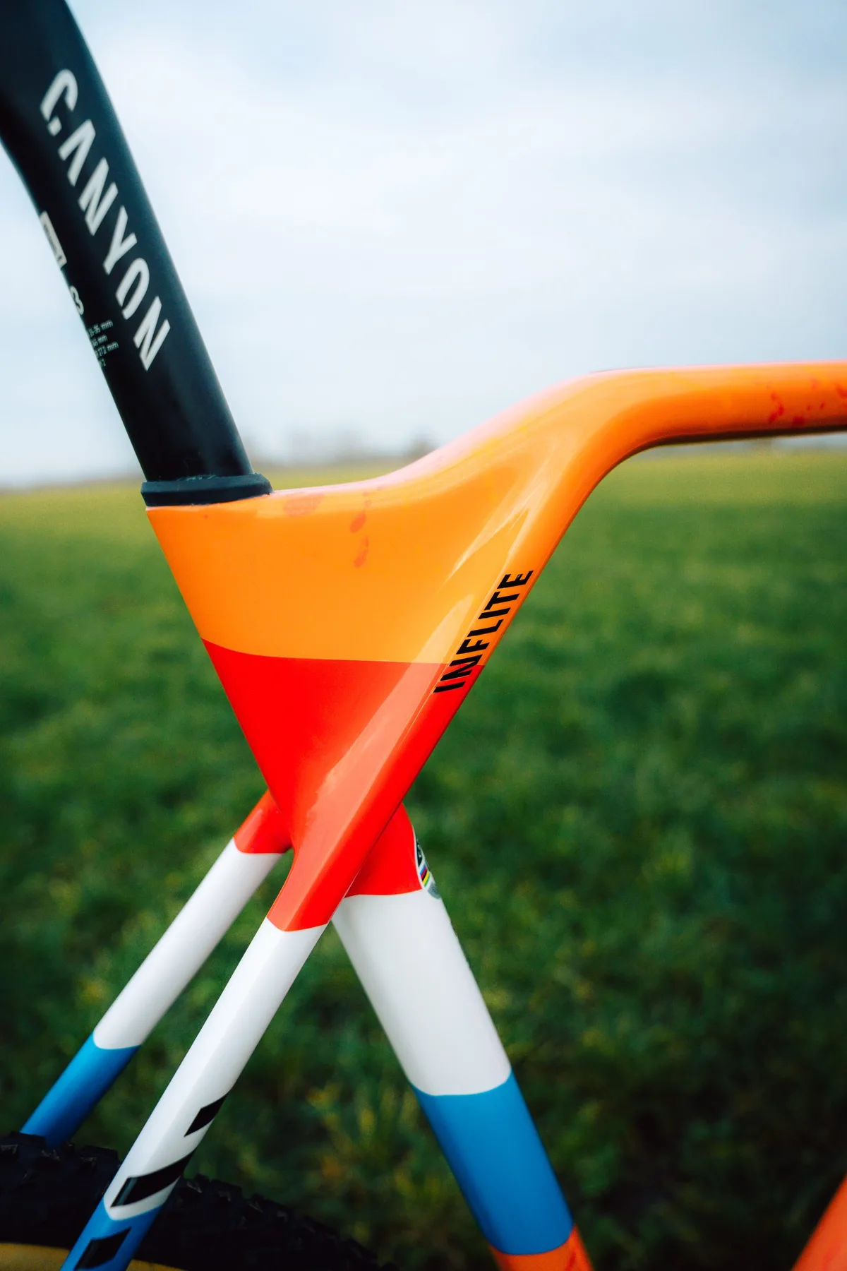 Mathieu van der Poel's Canyon Inflite for the 2026 UCI Cyclo-cross World Championships.