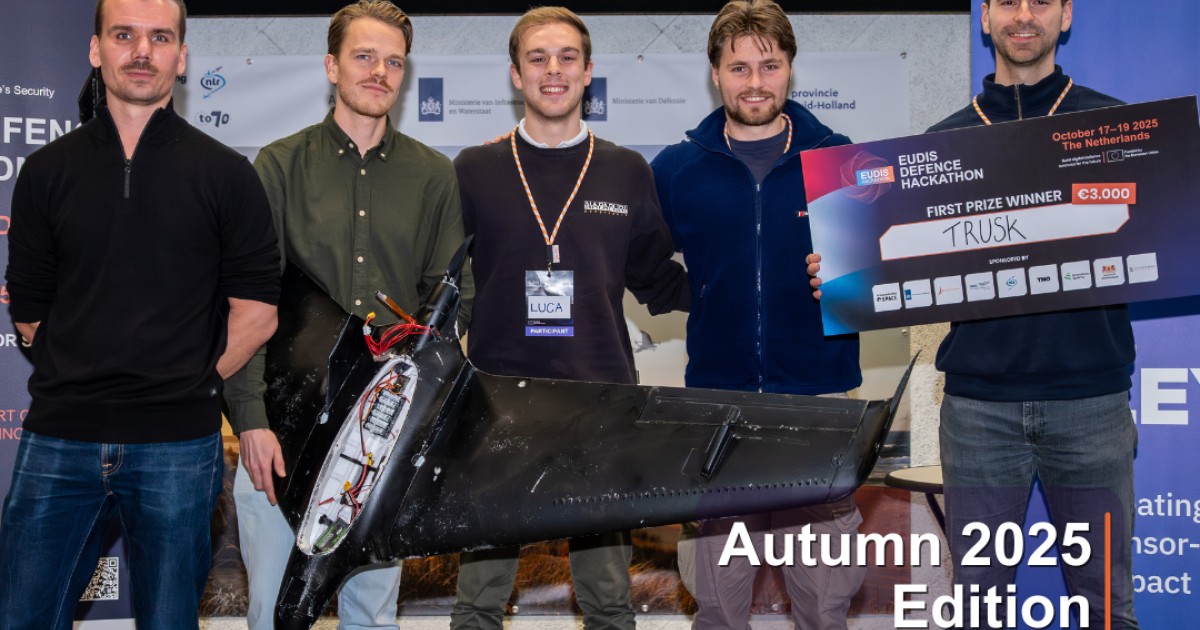 EUDIS Hackathon Autumn 2025 Edition EU-Wide Pitching Competition WinnersEUDIS Hackathon Autumn 2025 Edition EU-Wide Pitching Competition Winners