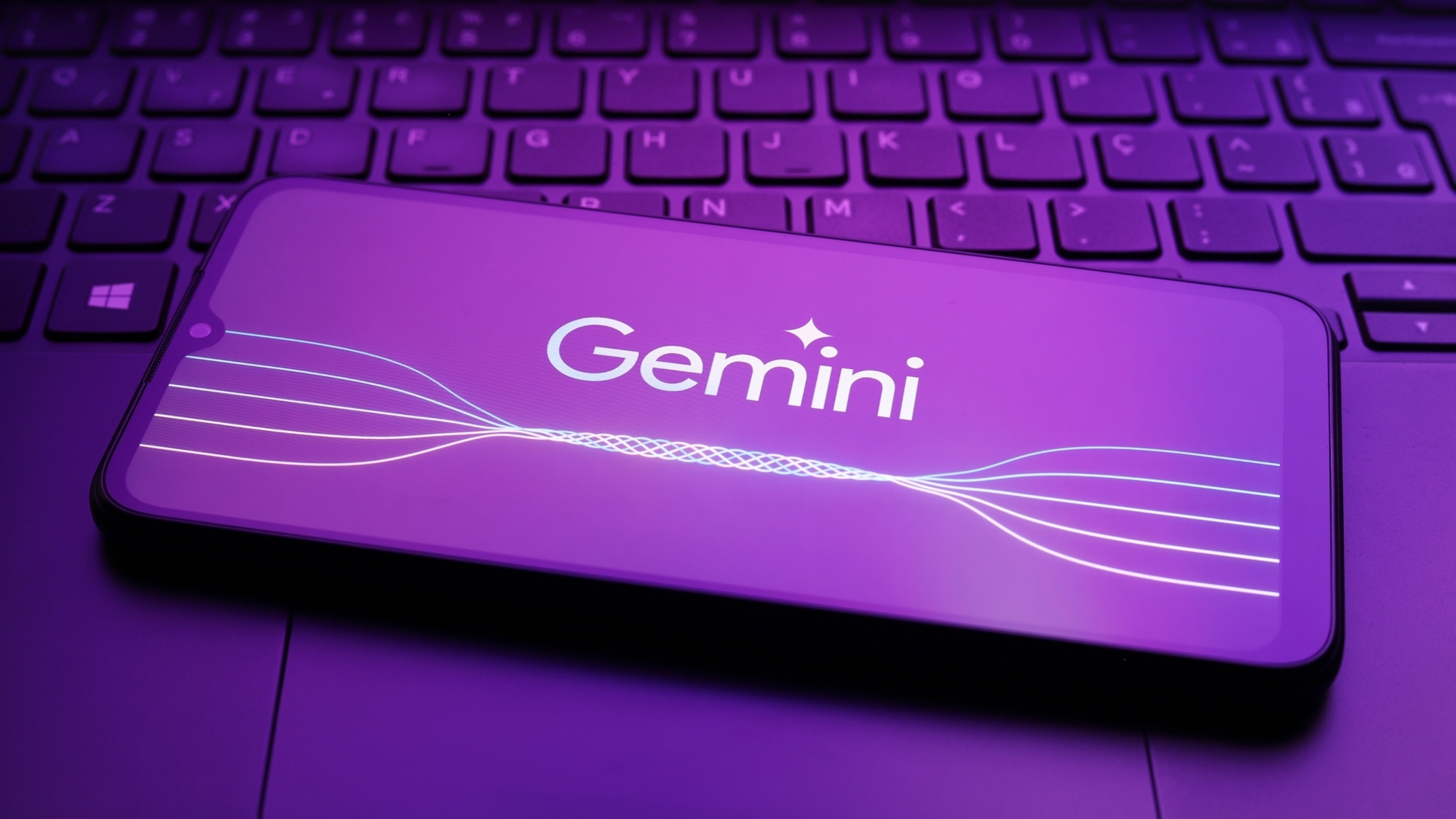 Gemini on a smartphone