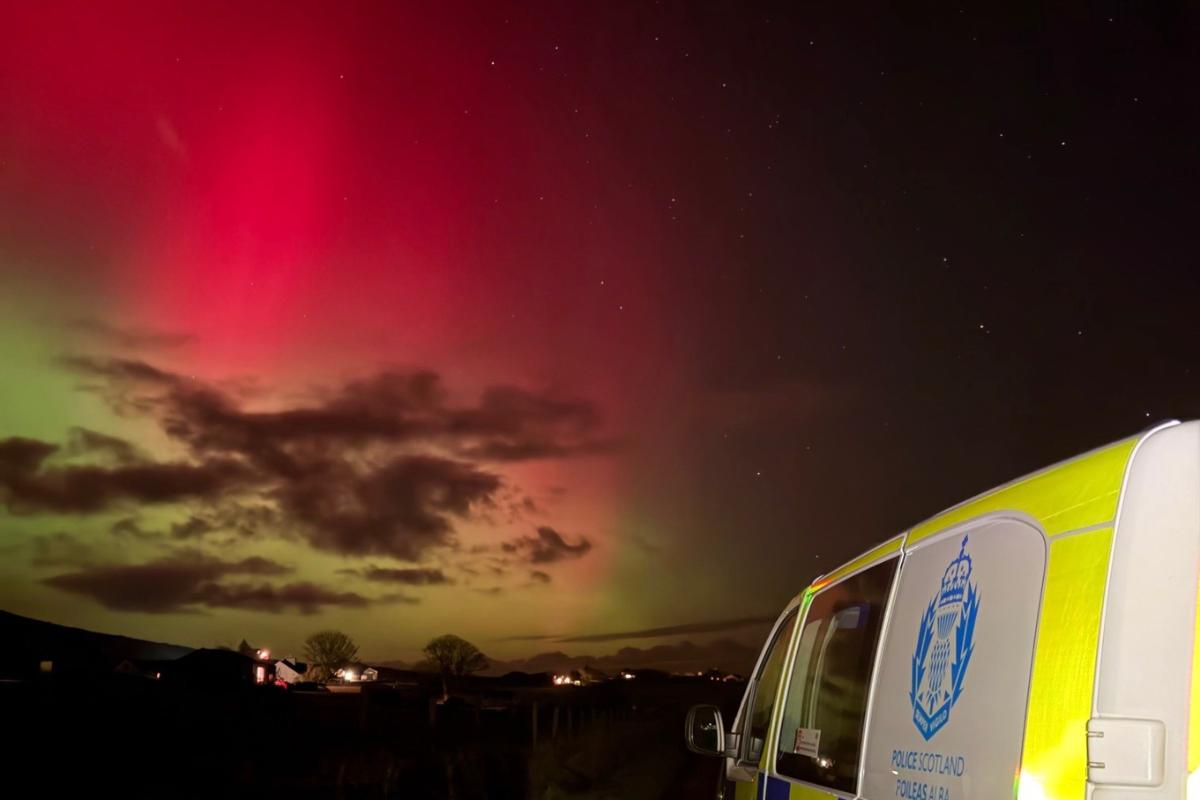 Watch: Northern Lights dazzle Scotland in spectacular celestial display