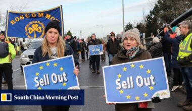 Irish farmers in protest march against EU-Mercosur trade deal: ‘very disappointing’