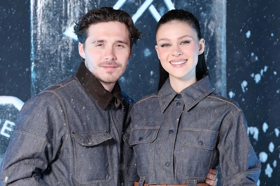 Daniele Venturelli/Getty for Moncler Brooklyn Beckham and Nicola Peltz Beckham