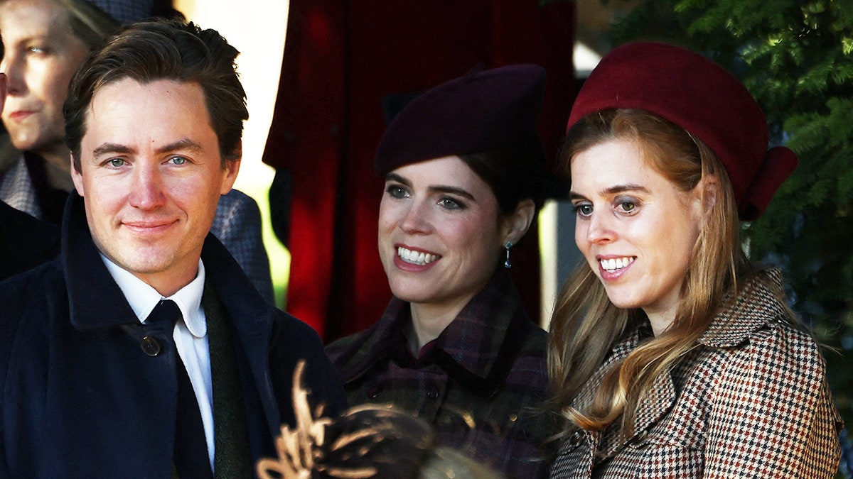 Andrew Mountbatten-Windsor's daughters smiling on Christmas Day.