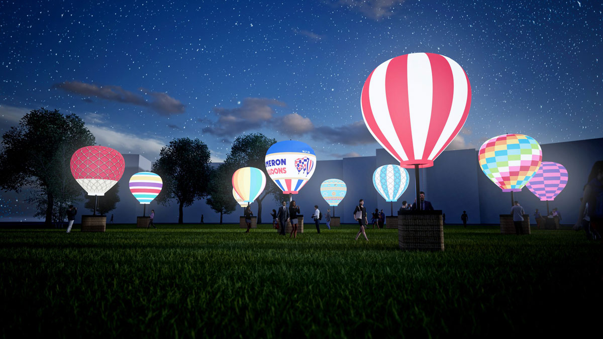World-renowned balloon-maker Cameron Balloons is to bring an interactive night glow to this year's Bristol Light Festival.
