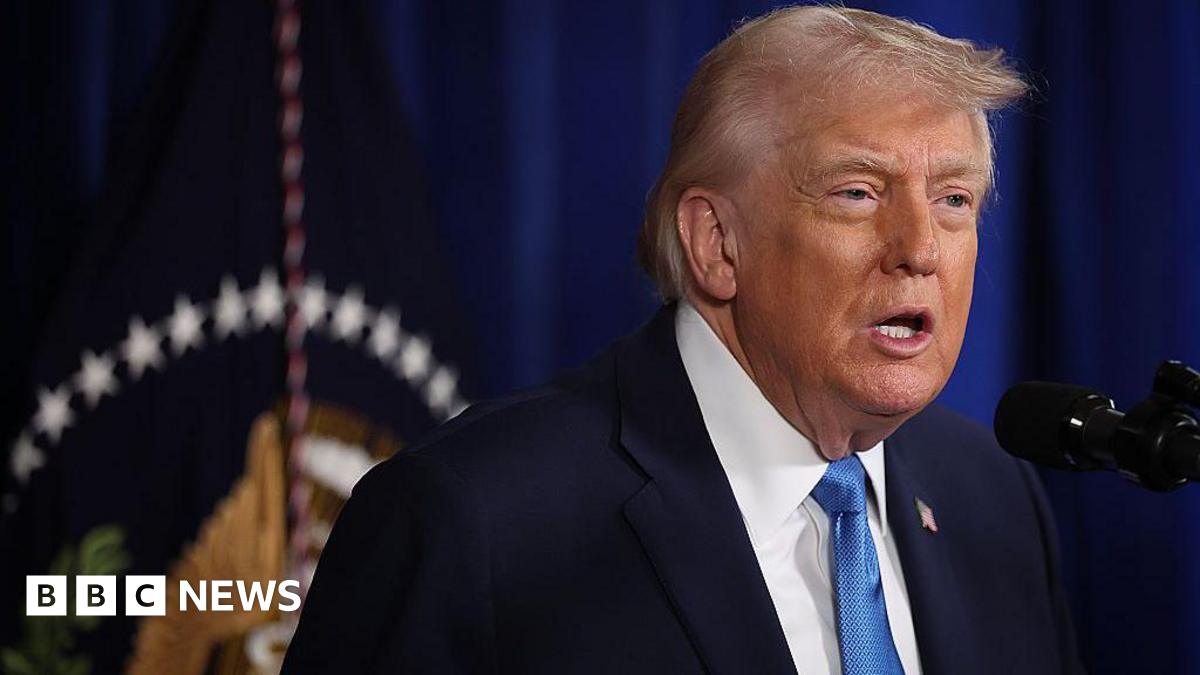 President Donald Trump confirms a US military operation in Venezuela during a press conference on 3 January