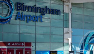 Birmingham Airport closed with flights forced to divert after being struck by heavy snowfall