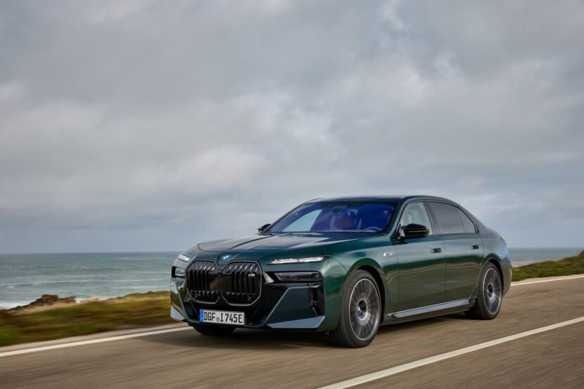 BMW i7 M70 BMW i7 M70 driving on the road