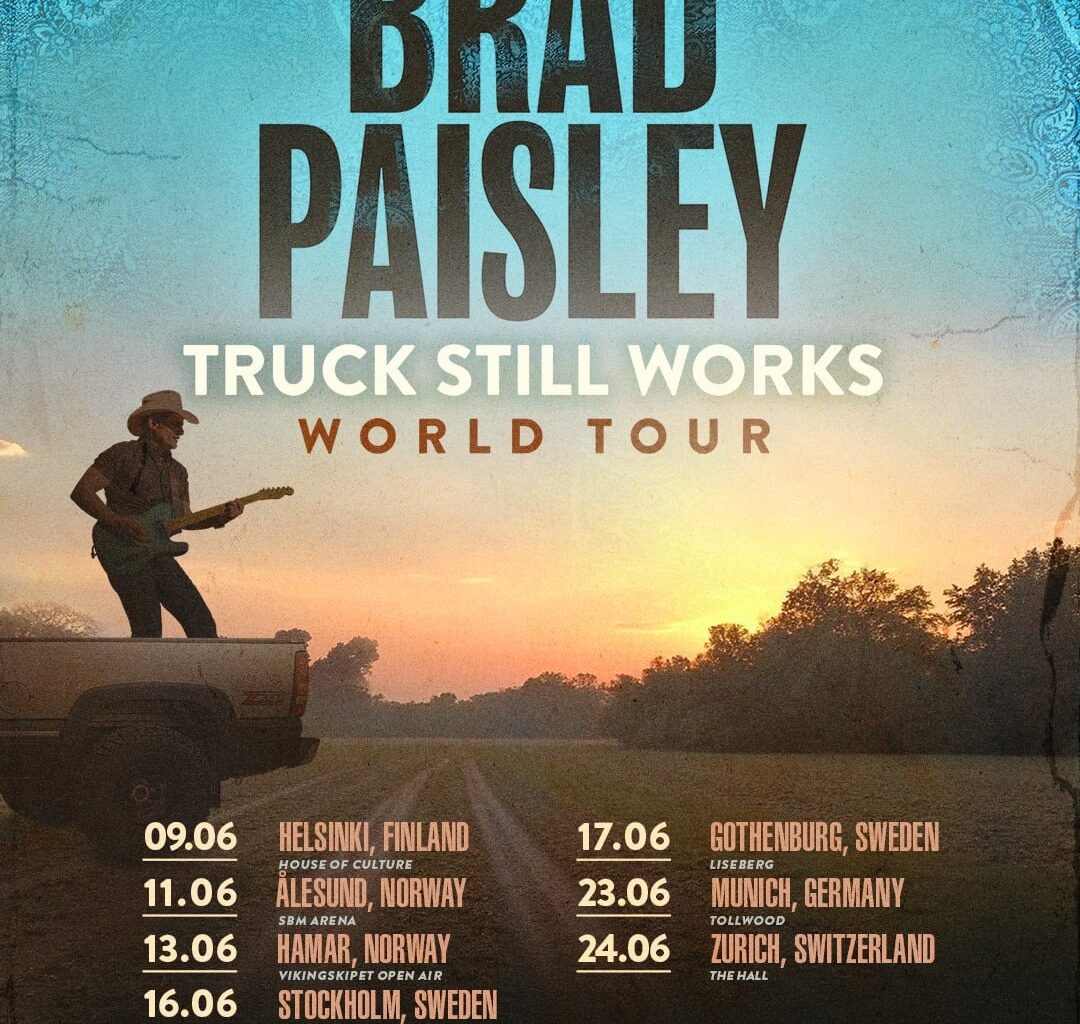Brad Paisley Extends “Truck Still Works” World Tour Into Europe 2026